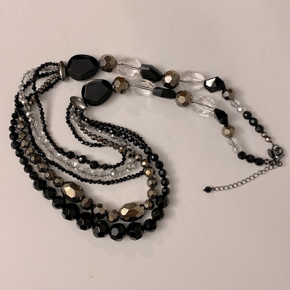 Lia Sophia glamorous “front row” chunky fashion jewelry layered necklace 32” - Picture 8 of 12